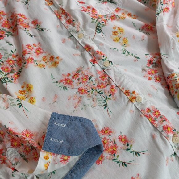 St. John's Bay Women's 100% Cotton White Button-Down Shirt Size XL - Picture 9 of 11